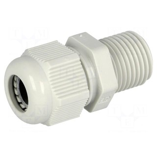 Cable gland | with long thread | M16 | 1,5 | IP68 | Mat: polyamide