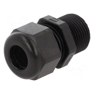 Cable gland | with long thread | M20 | 1.5 | IP68 | polyamide | black