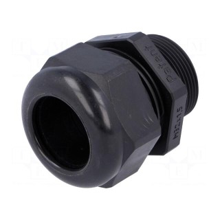 Cable gland | with long thread | M32 | 1.5 | IP68 | polyamide | black
