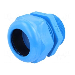 Cable gland | with long thread | M50 | 1,5 | IP68 | Mat: polyamide | blue