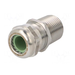 Cable gland | with long thread | NPT1/2" | IP68 | stainless steel