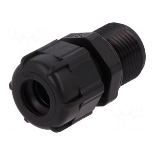 Cable gland | with long thread | PG11 | IP68 | polyamide | black