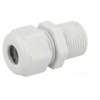Cable gland | with long thread | PG11 | IP68 | Mat: polyamide | UL94V-0