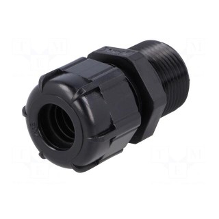 Cable gland | with long thread | PG13,5 | IP68 | polyamide | black
