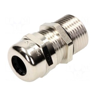 Cable gland | with long thread | PG21 | IP68 | brass | SKINTOP®