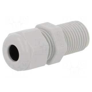Cable gland | with long thread | PG7 | IP68 | Mat: polyamide | UL94V-0