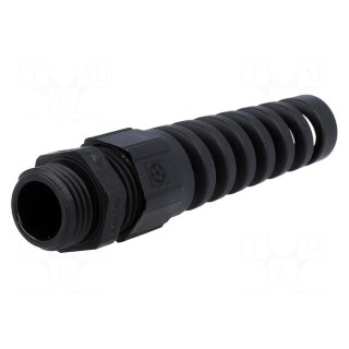 Cable gland | with strain relief | M16 | 1.5 | IP68 | polyamide | black