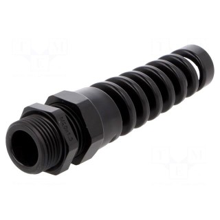 Cable gland | with strain relief | M20 | 1.5 | IP68 | polyamide | black