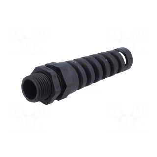 Cable gland | with strain relief | NPT1/2" | IP68 | polyamide | black