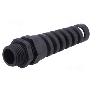 Cable gland | with strain relief | NPT1/2" | IP68 | polyamide | black