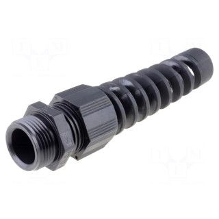 Cable gland | with strain relief | PG11 | 1.5 | IP68 | polyamide | black
