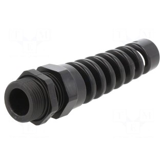 Cable gland | with strain relief | PG13,5 | IP68 | polyamide | black
