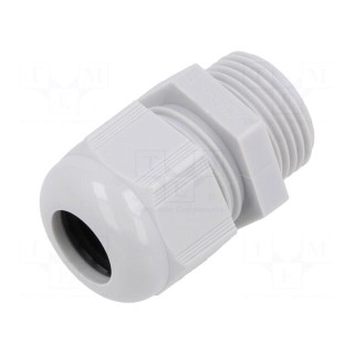 Cable gland | without nut | M20 | 1.5 | IP68 | polyamide | light grey