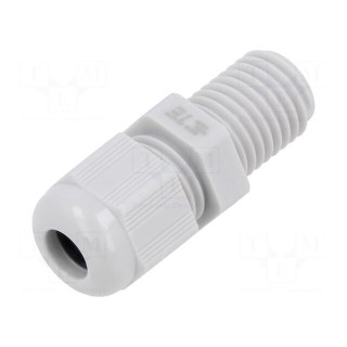 Cable gland | without nut,with long thread | M12 | 1.5 | IP68
