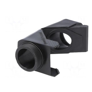 Connector | angular | PG29 | PG29 | IP68 | polyamide | black | Snap Elbow