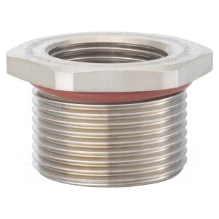 Reduction of threads for glands | Int.thread: M20 | brass | nickel