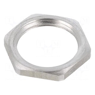 Nut | M20 | stainless steel | 24mm | Thread: metric | Pitch: 1.5