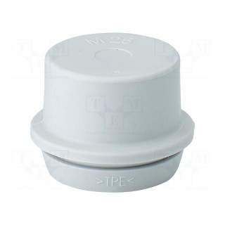 Grommet | elastomer thermoplastic TPE | -25÷35°C | 9÷17mm | IP55