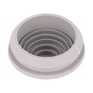 Grommet | TPE (thermoplastic elastomer) | grey | -35÷60°C | UL94HB