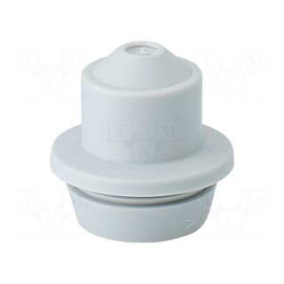 Grommet | elastomer thermoplastic TPE | light grey | 5÷10mm | IP65