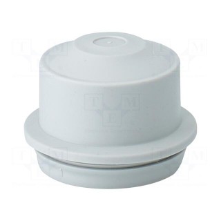 Grommet | elastomer thermoplastic TPE | light grey | 8÷23mm | IP65