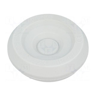 Grommet | Ømount.hole: 23mm | TPE (thermoplastic elastomer) | IP67