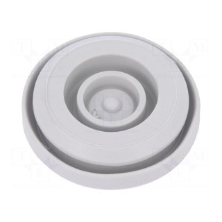 Grommet | Ømount.hole: 32mm | elastomer thermoplastic TPE | grey