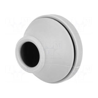 Grommet | Ømount.hole: 38mm | TPE (thermoplastic elastomer) | grey