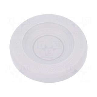 Grommet | Ømount.hole: 40mm | elastomer thermoplastic TPE | grey