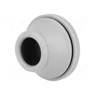 Grommet | Ømount.hole: 48mm | elastomer thermoplastic TPE | grey