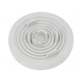 Grommet | Ømount.hole: 50mm | elastomer thermoplastic TPE | UL94V-0