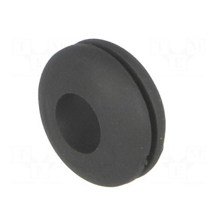 Grommet | Ømount.hole: 7.7mm | Øhole: 4.8mm | Panel thick: max.0.8mm