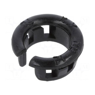 Grommet | polyamide | black | max.1.6mm