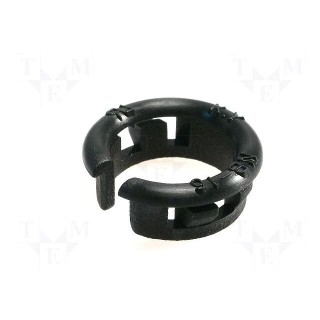 Grommet | polyamide | black | max.1.6mm