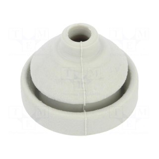 Grommet | elastomer thermoplastic TPE | grey | 3÷5mm | IP67 | MET-M
