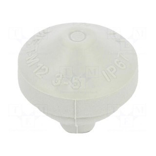 Grommet | elastomer thermoplastic TPE | grey | 3÷5mm | IP67 | MET-M