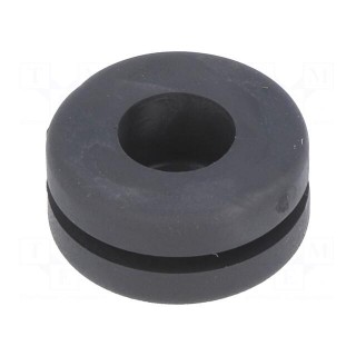 Grommet | with bulkhead | Ømount.hole: 11mm | Øhole: 8mm | -50÷95°C