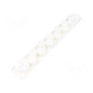 Multigate grommet | elastomer thermoplastic TPE | white | IP30 | HTP