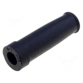 Strain relief | caoutchouc | black | -20÷80°C | 5.5÷7mm | Gland: PG9