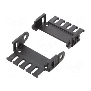 Bracket | self-aligning | for cable chain