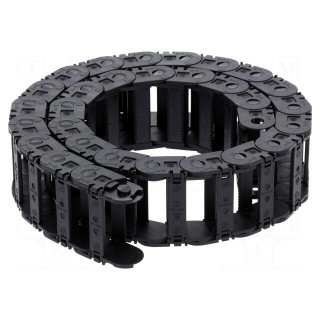 Cable chain | 1500 | Bend.rad: 75mm | L: 999mm | Int.height: 21mm