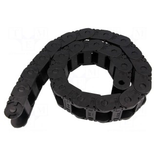 Cable chain | 2500 | Bend.rad: 55mm | L: 1012mm | Int.height: 25mm
