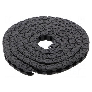 Cable chain | E03 | Bend.rad: 15mm | L: 1000mm | Int.height: 5mm