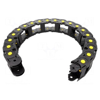 Cable chain | MEDIUM | Bend.rad: 200mm | L: 1000mm | Int.height: 37mm