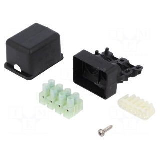 Gel cable joint | RELICON | polyamide | IP68 | black | Y: 38mm | X: 42.5mm