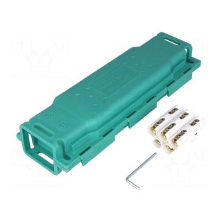 Gel cable joint | RELICON | polypropylene PP | IPX8 | green | Y: 240mm