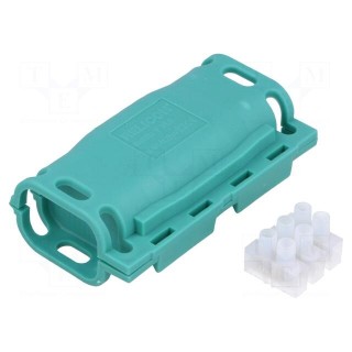 Gel cable joint | RELICON | polypropylene | IPX8 | green | Y: 86mm