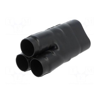 Cable breakout | glueless | black | elastomer | -75÷150°C