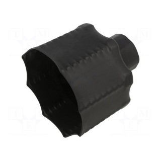 Heat shrink boot | 105/45mm | black | Diam.after shrinking: 27/27mm