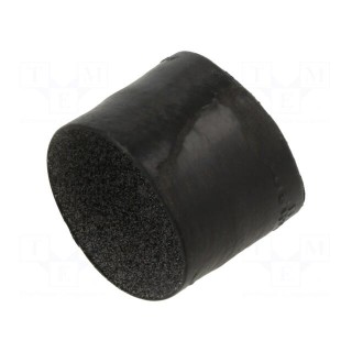 Heat shrink boot | angular,glued | 18mm | black | -75÷150°C | RAYCHEM
